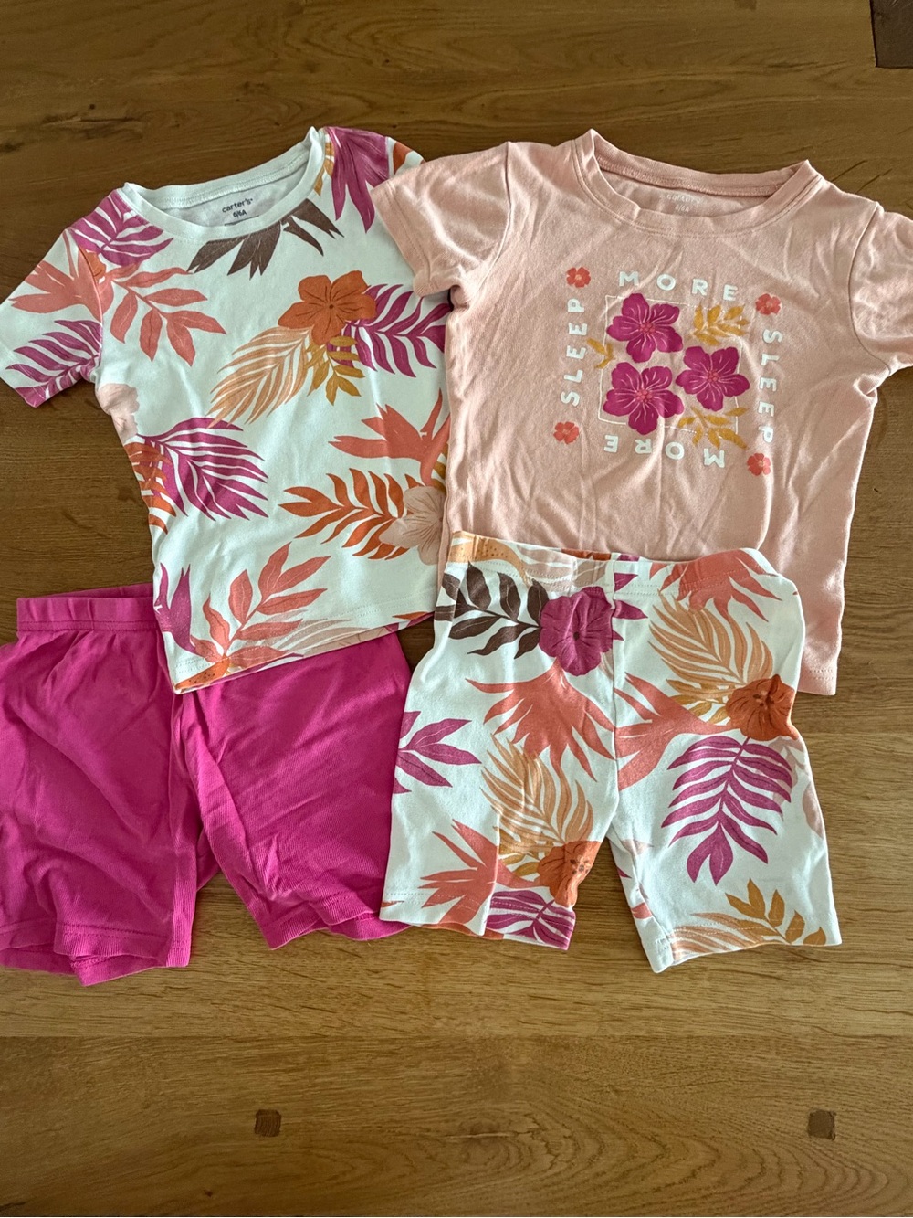 Carter’s Mix & Match Short-Sleeve Pajamas - 4 Piece